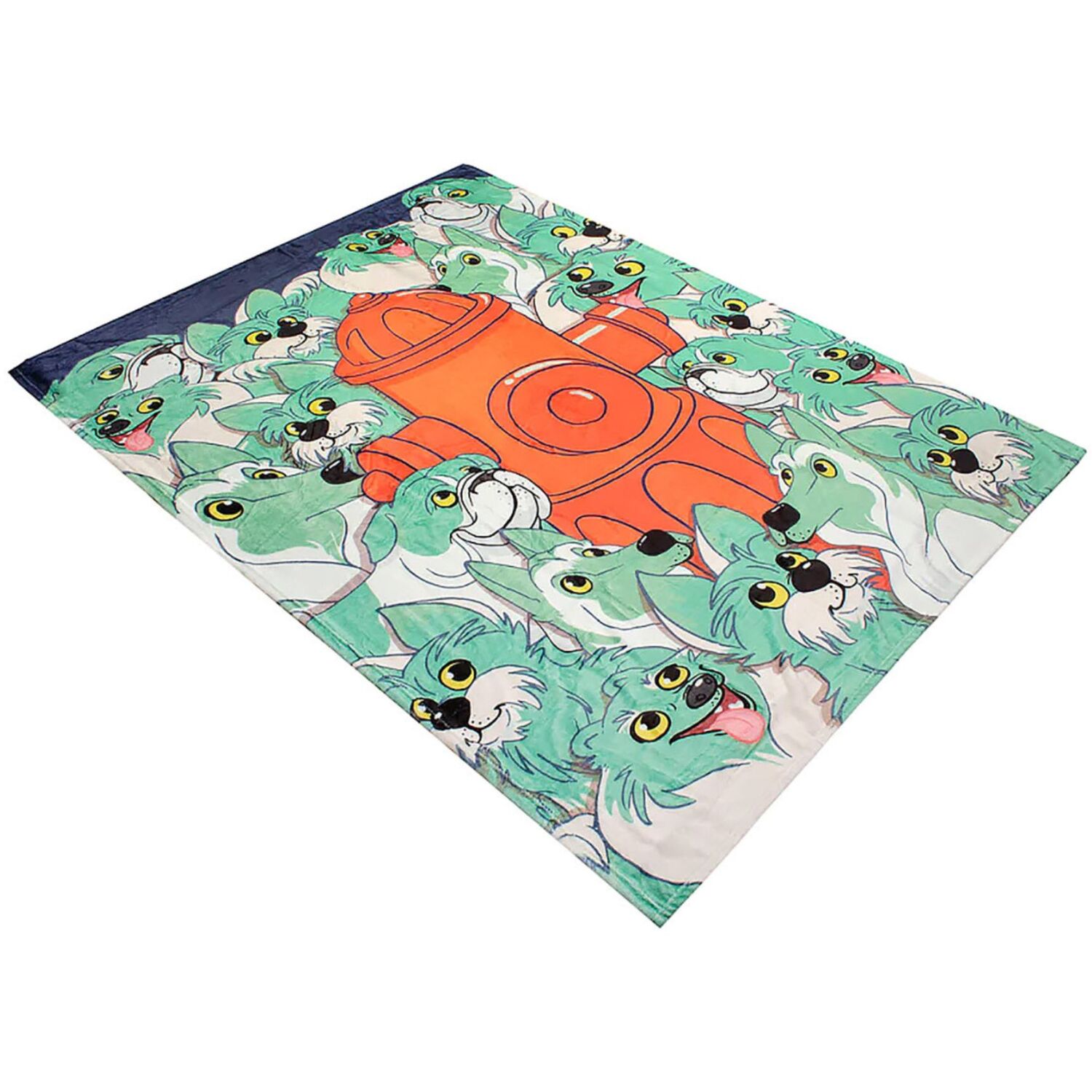 Heat Holders Warm Quilted Fleece Pet Blanket For Winter With Cats & Dogs - Green
