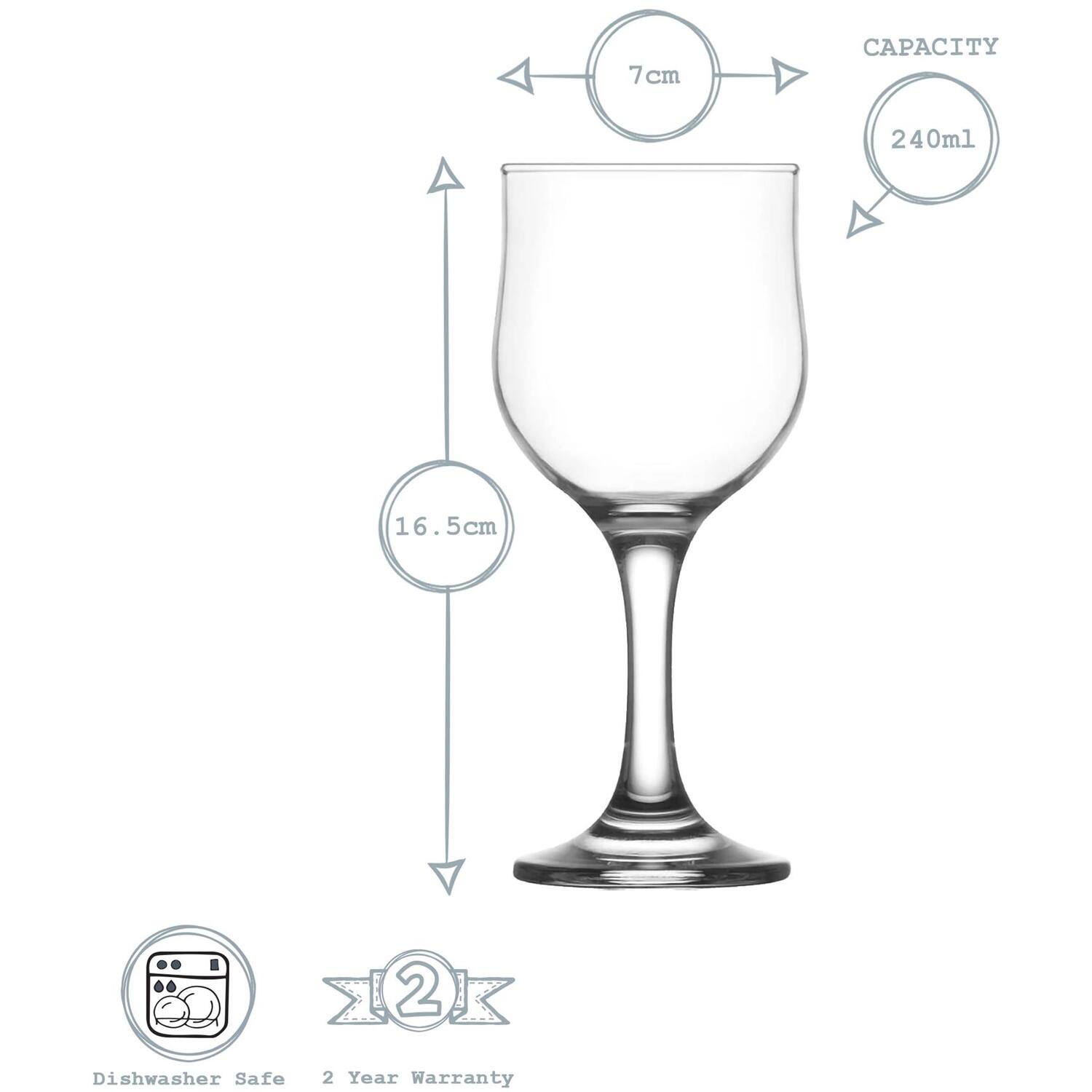 Image of Nevakar White Wine Glasses - 240ml&hellip;