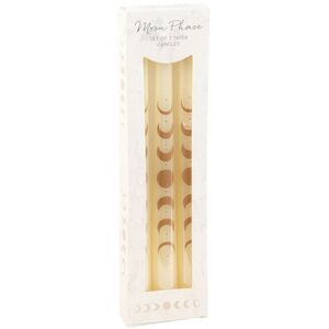 Something Different Moon Phases Taper Candle (Pack of 3)