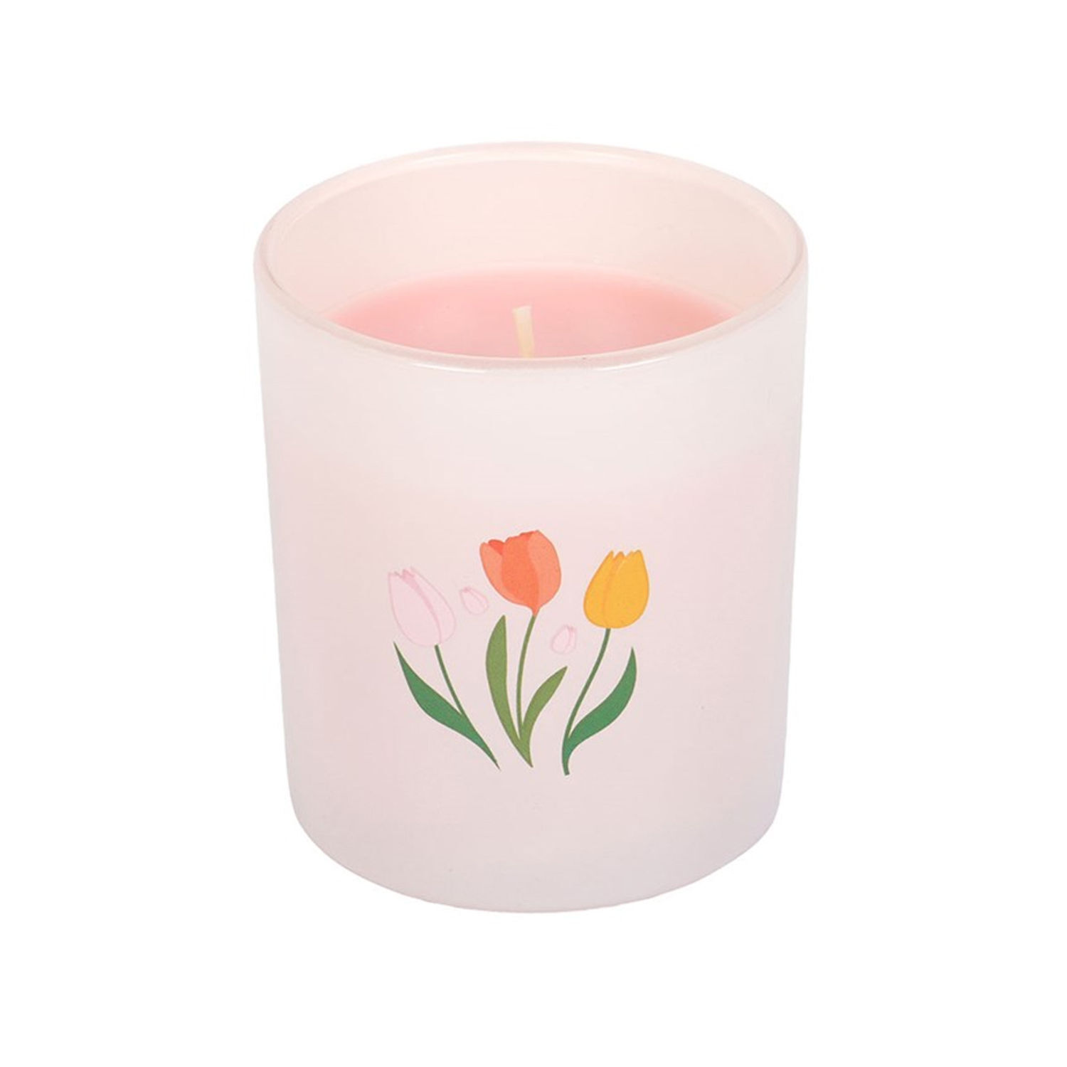 Something Different If Mums Were Flowers French Tulip Scented Candle - Pastel Pink