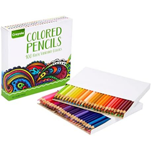 Crayola Adult Coloured Pencil Set 100 Count