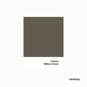 Hemway Chalk Paint Flat Matt Military Green 1L