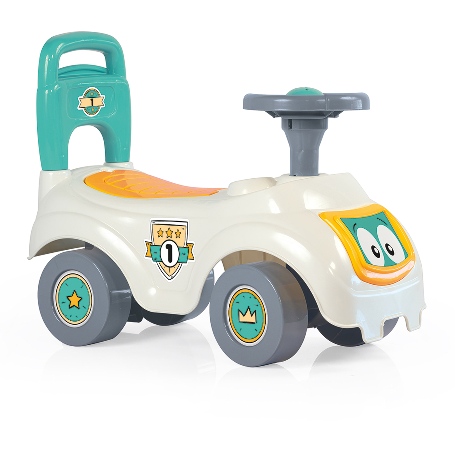 Dolu Sit N Ride Car - White - Extra Large - For Ages 1+ - Image 4