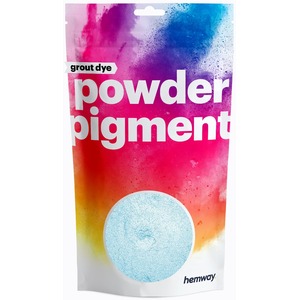Hemway Grout Powder Pigment Dye Metallic Arctic Blue 100g