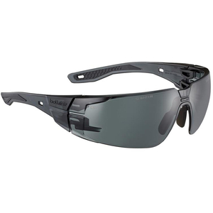 Bolle, Rush 2.0, Safety Glasses, Smoke, Platinum Lite