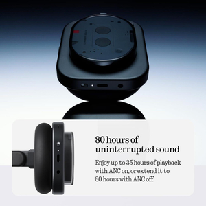 Headphone (1) Hybrid ANC Wireless Headphones 80H Hi-Res Audio