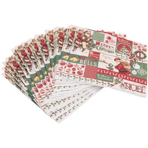 Pack of 20 Vintage Print Paper Napkins