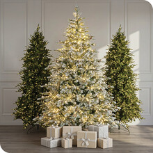 prelit tree christmas