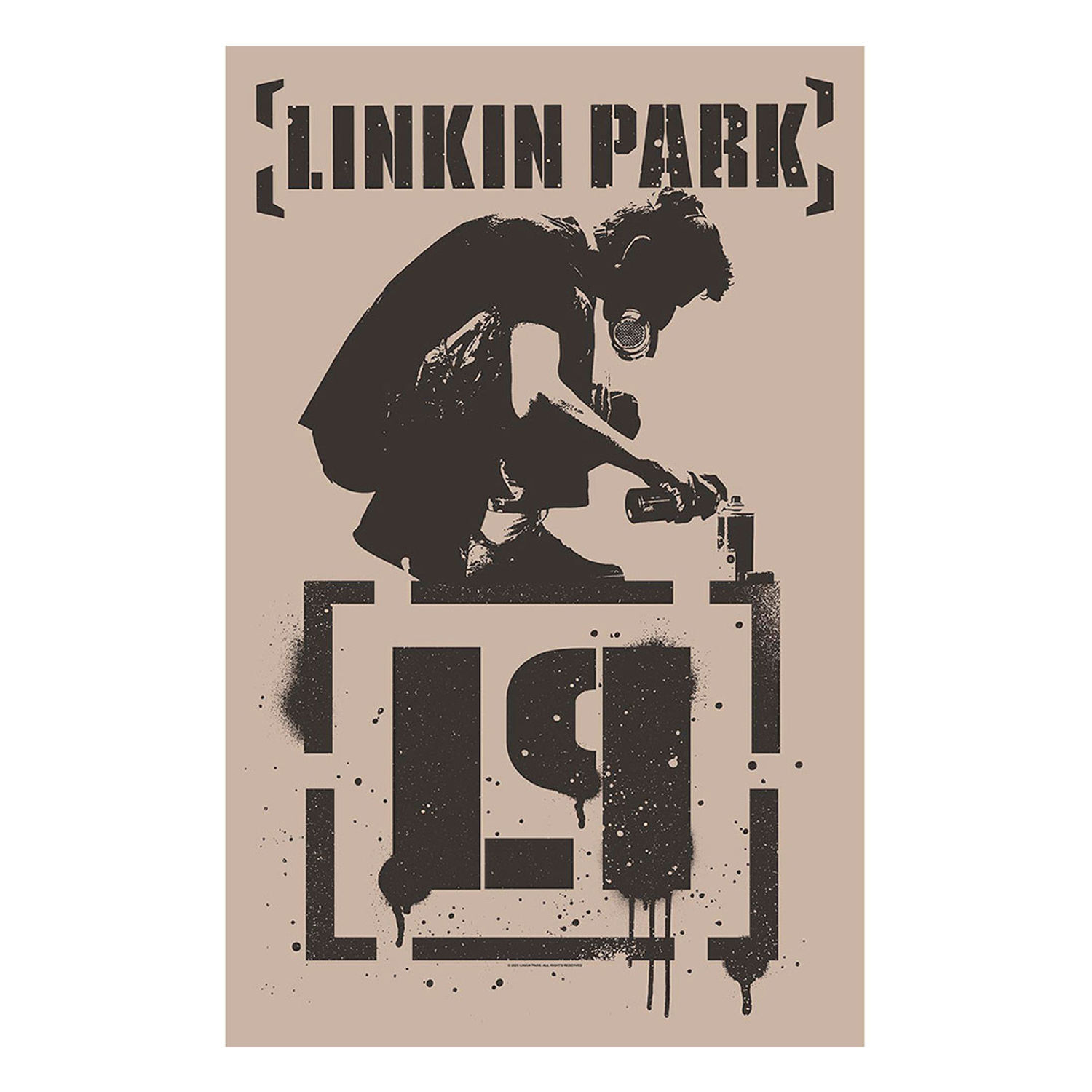 Linkin Park Meteora Textile Poster - Beige