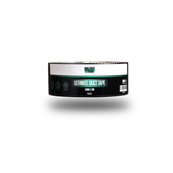 WALTHER STRONG ULTIMATE DUCT TAPE - BLACK 50MM X 50M