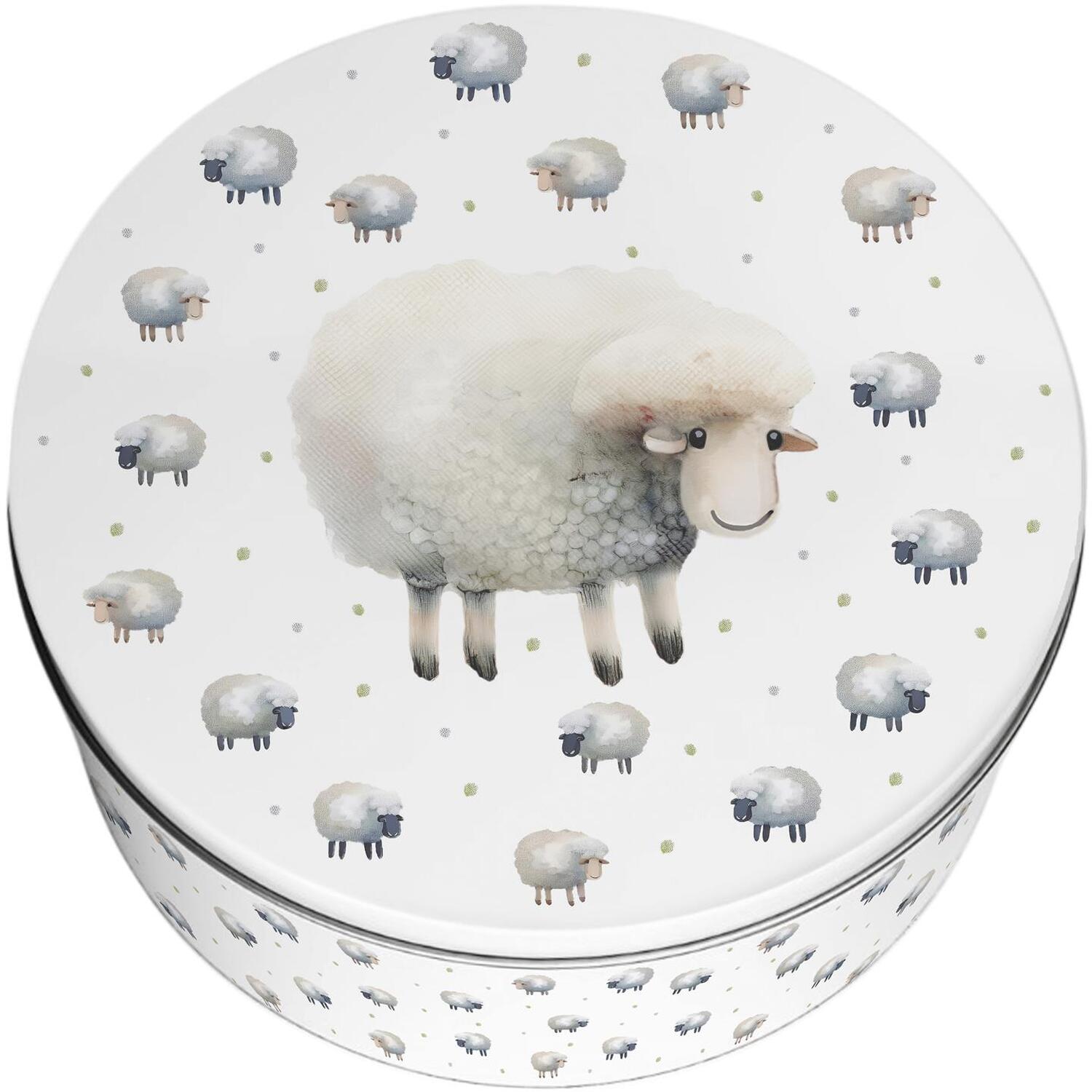 Image of Spring Sheep Large Cake Tin -&hellip;