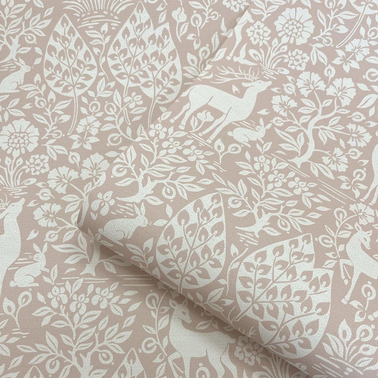 Sophie Laurence Pink Floral Paste The Wall Wallpaper 14162 - Pink