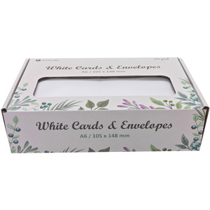Pack of 100 A6 Cards and Envelopes