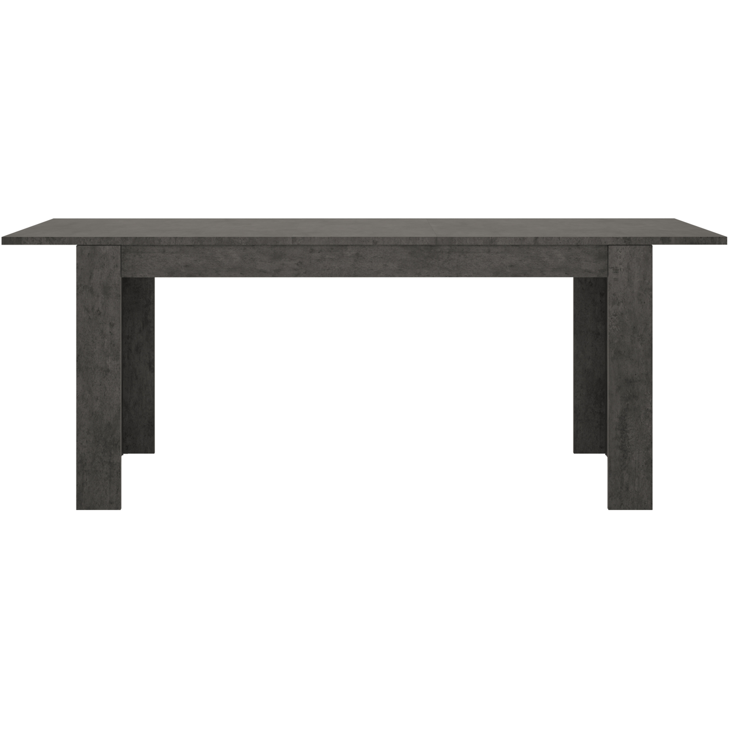 Furniture To Go Zingaro Extending Dining Table 160-200Cm - White & Black