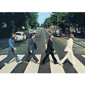 The Beatles Classic Abbey Road Crossing Postcard
