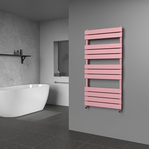 Lux Heat Flat Coloured Towel Radiator - Pastel Pink 1200mm x 600mm