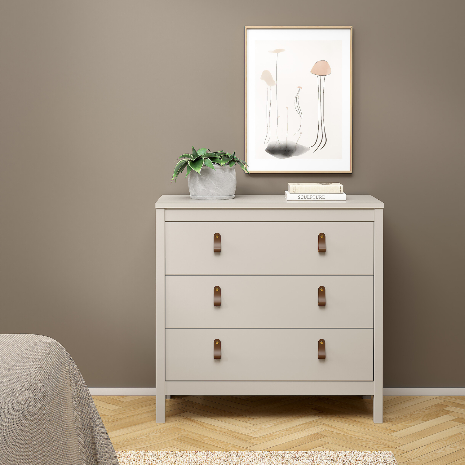 Florence Barcelona Cashmere 3 Drawer Chest Of Drawers - Image 2