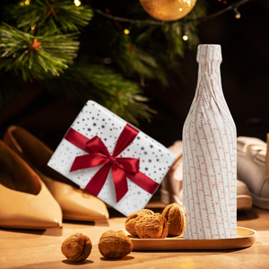 3 x Pack of 10 Merry Christmas Luxury Red Metallic Tissue Paper