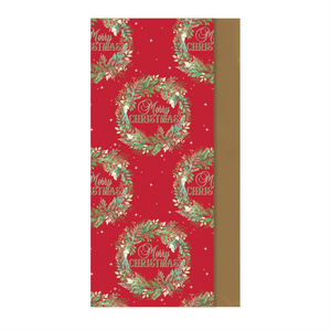 Pack-of-96-Merry-Christmas-Wreath-Tissue-Gift-Papers