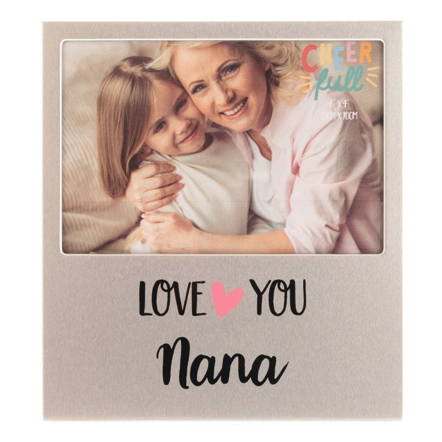  - Cheerfull Nana Aluminium Frame 6 X 4 2 PackGrey - Image 3