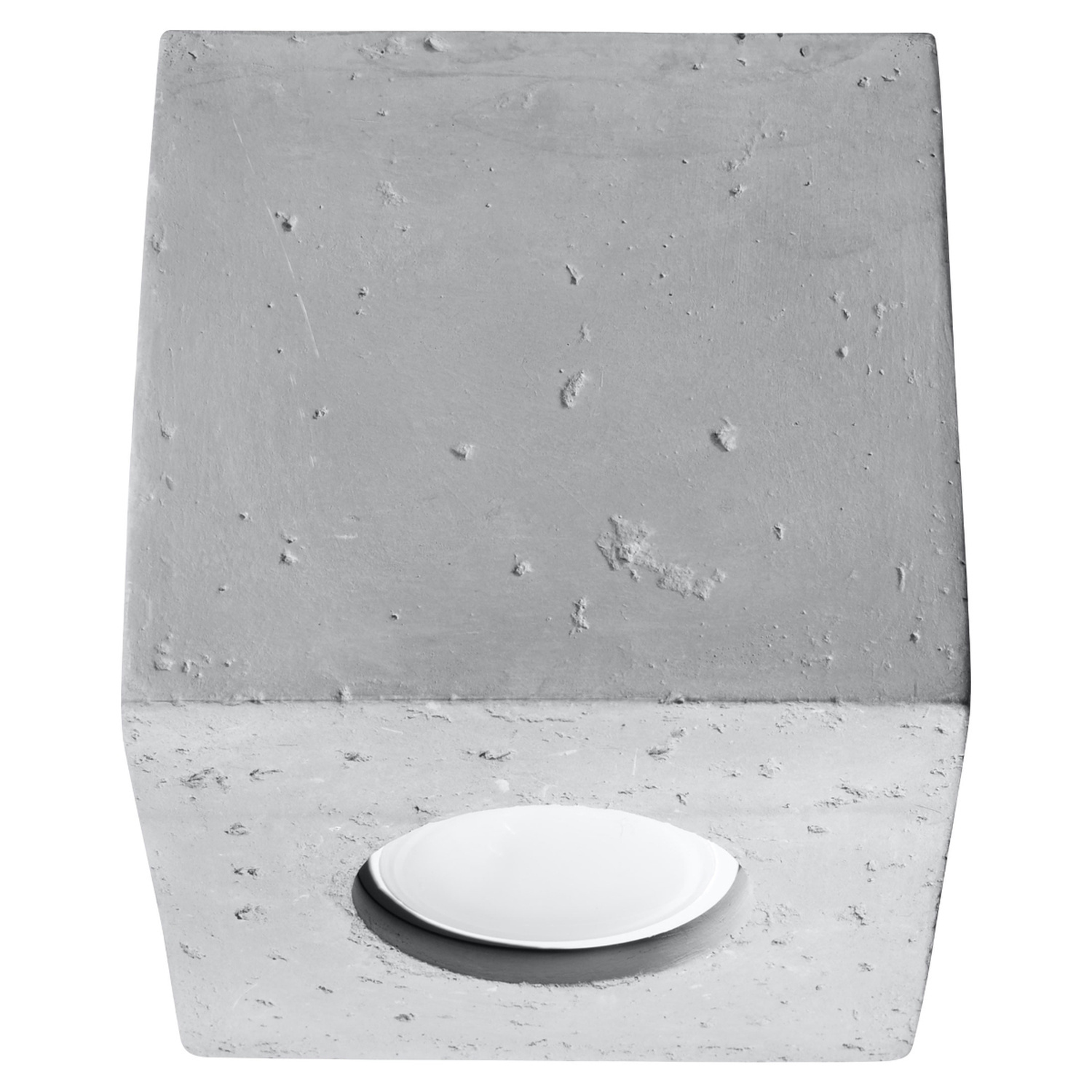 Sollux Lighting Ceiling Lamp Quad 1 Black - Gray / Concrete