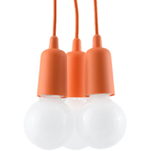 Pendant lamp DIEGO 3 orange