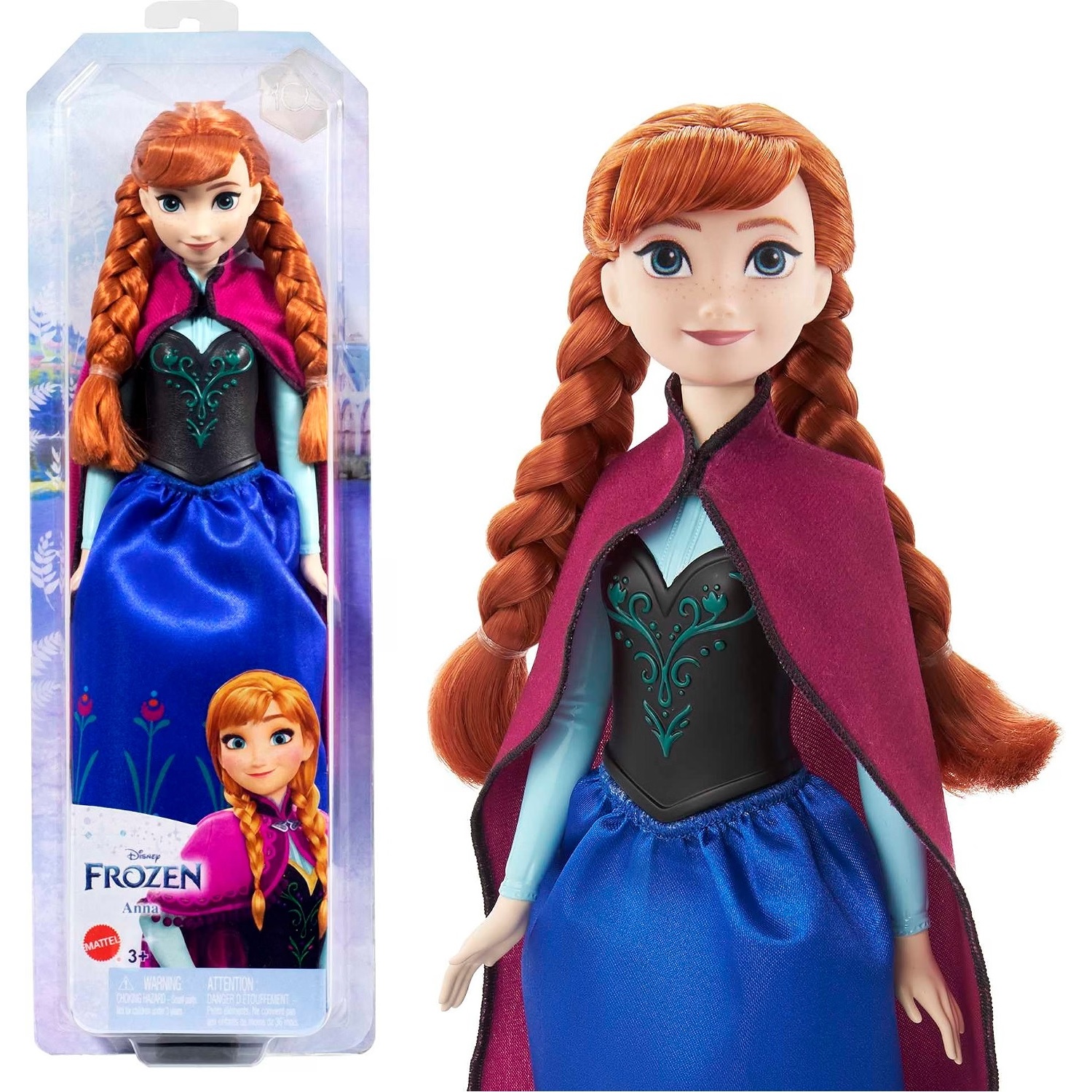 Disney Princess Frozen Anna Doll - Orange