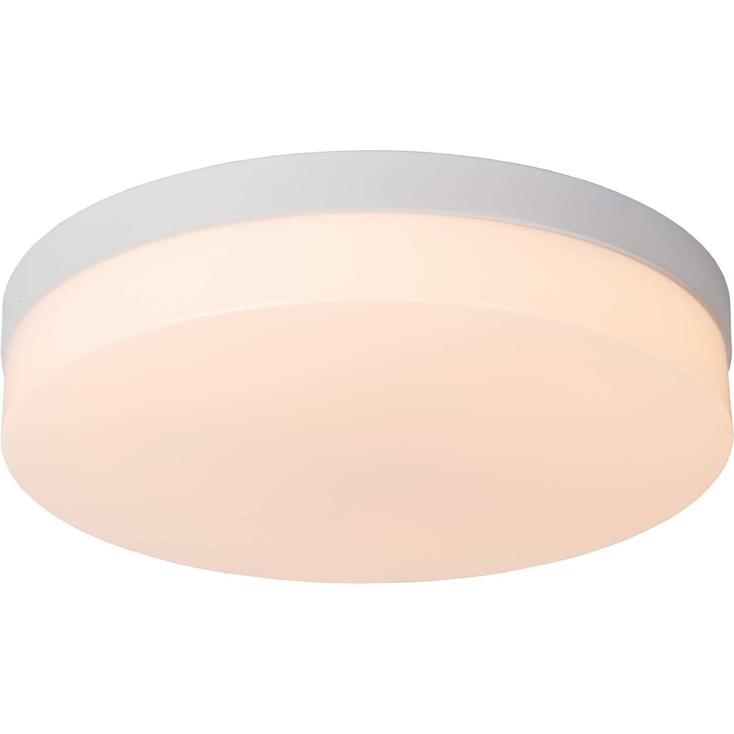 Biskit Modern Flush ceiling light Bathroom - Ø 34,5cm - LED - 1x24W 2700K - IP44 - White - Image 3