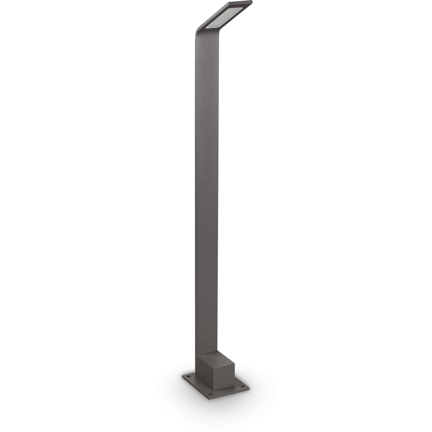 Ideal Lux Lighting Agos Bollard Light Black - Black