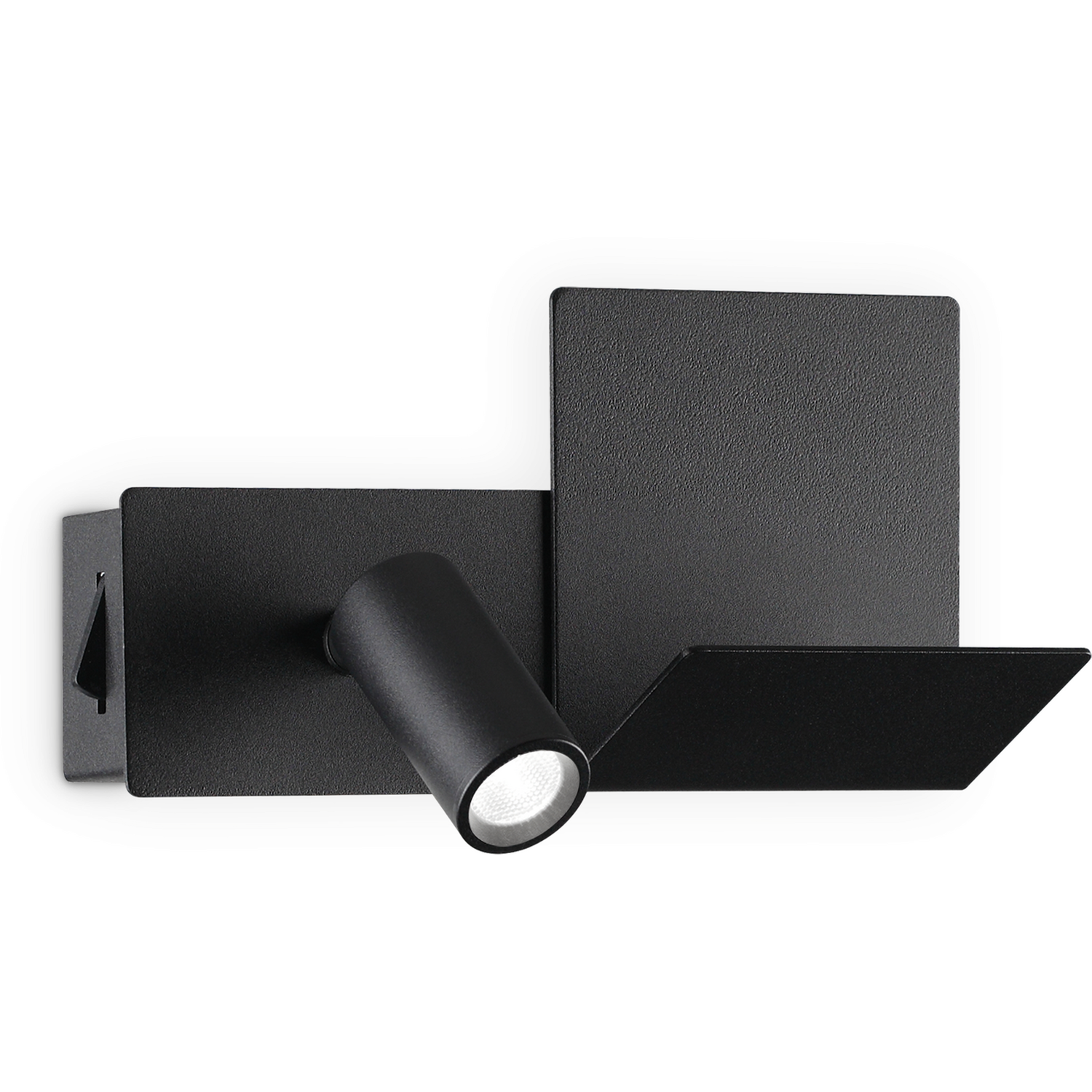 Ideal Lux Lighting Wall Light Black A - Black