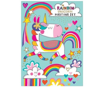 Rainbow Unicorn Writing Set with Envelopes