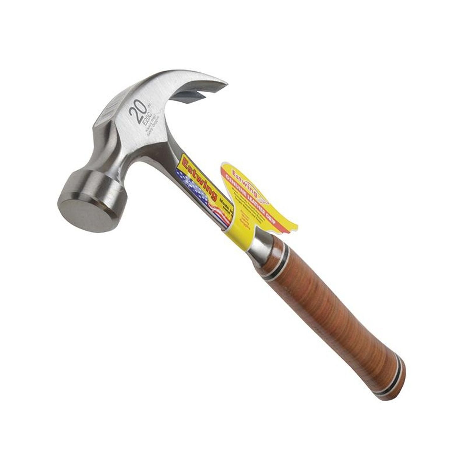 Estwing Curved Claw Hammer, Leather Grip B - Multi Colour