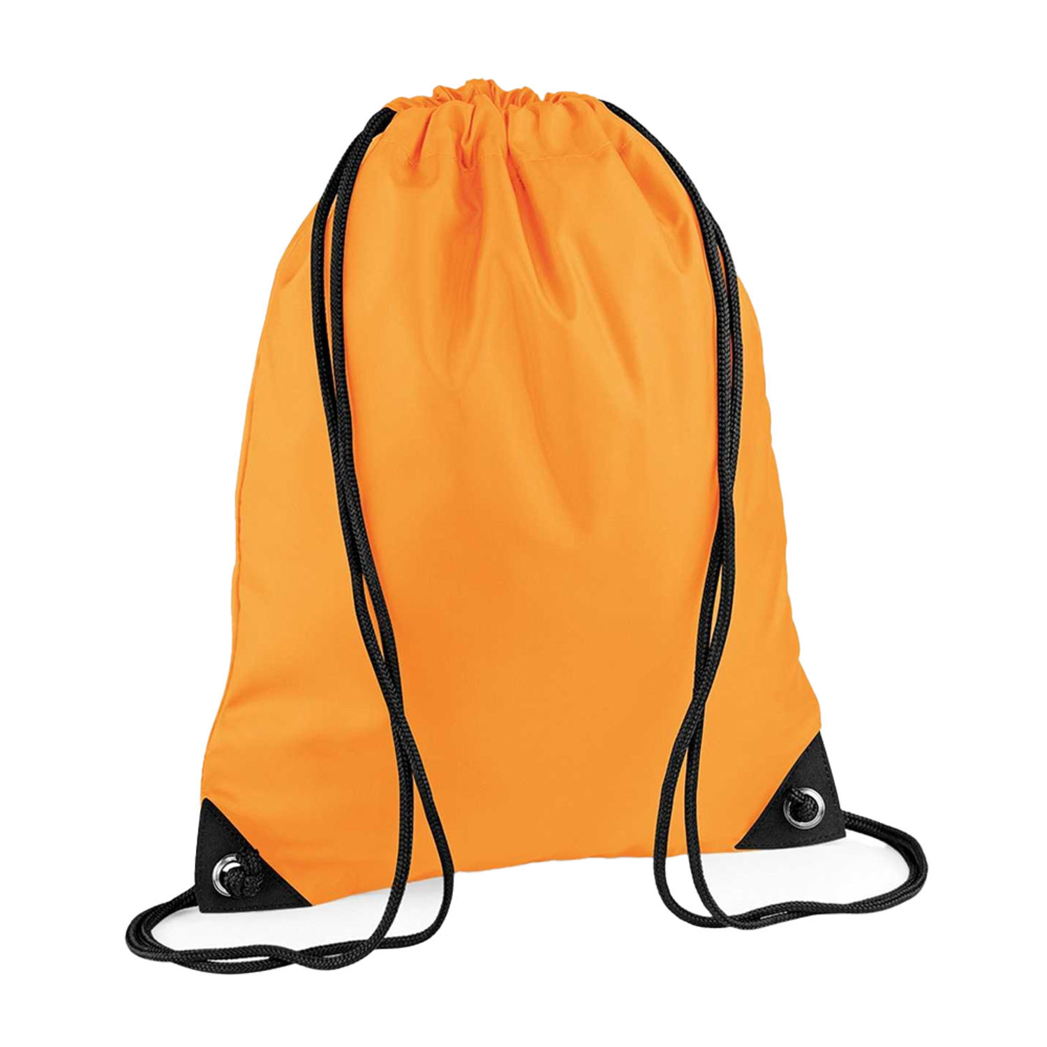 Bagbase Premium Drawstring Bag I - Fluorescent Orange