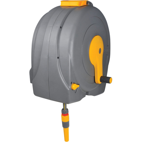 Hozelock 2496 Wall Mounted 40m Fast Reel with 12.5mm Hose.