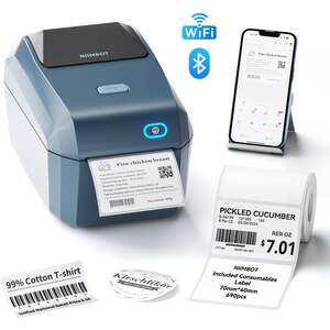 NIIMBOT K3_W Bluetooth and WiFi Label Printer with Label Roll