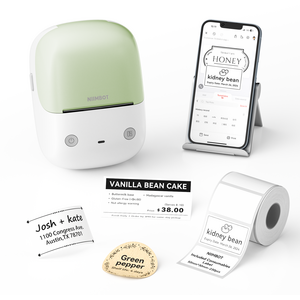 NIIMBOT B2 Bluetooth Label Printer with Label Roll A