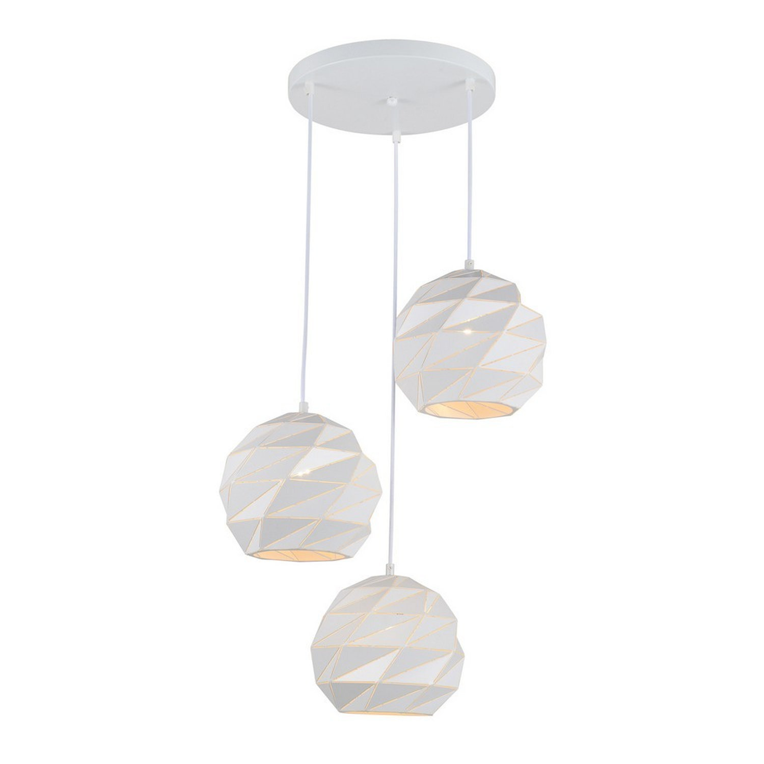 Italux Lighting Modern Pendant Light White R - White