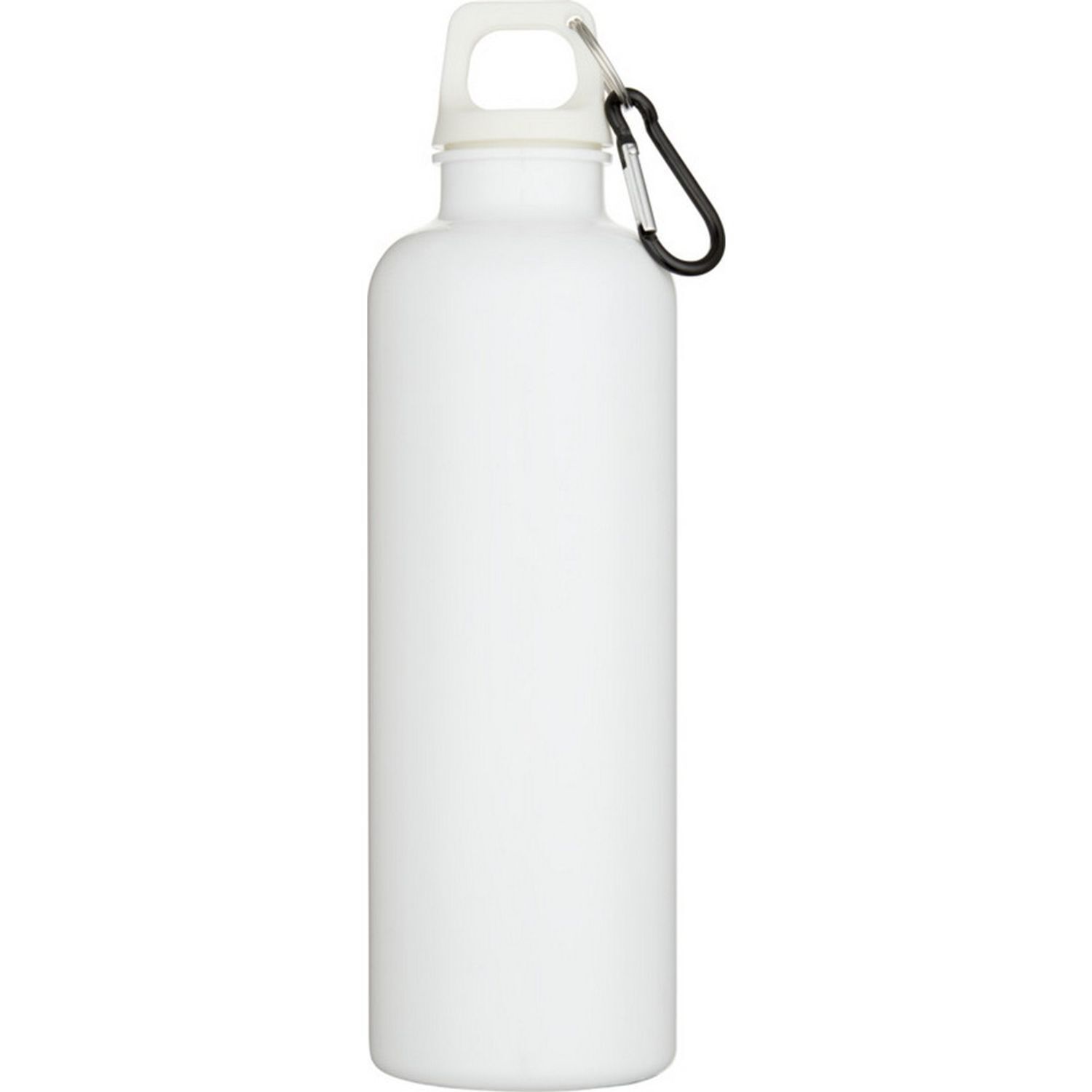 Floso Oregon Recycled Plastic Carabiner Clip 750Ml Water Bottle A - White