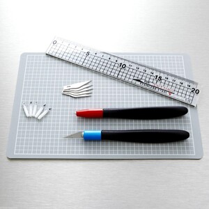 Cutting Set with A5 Mat and Ruler - 6 Piece