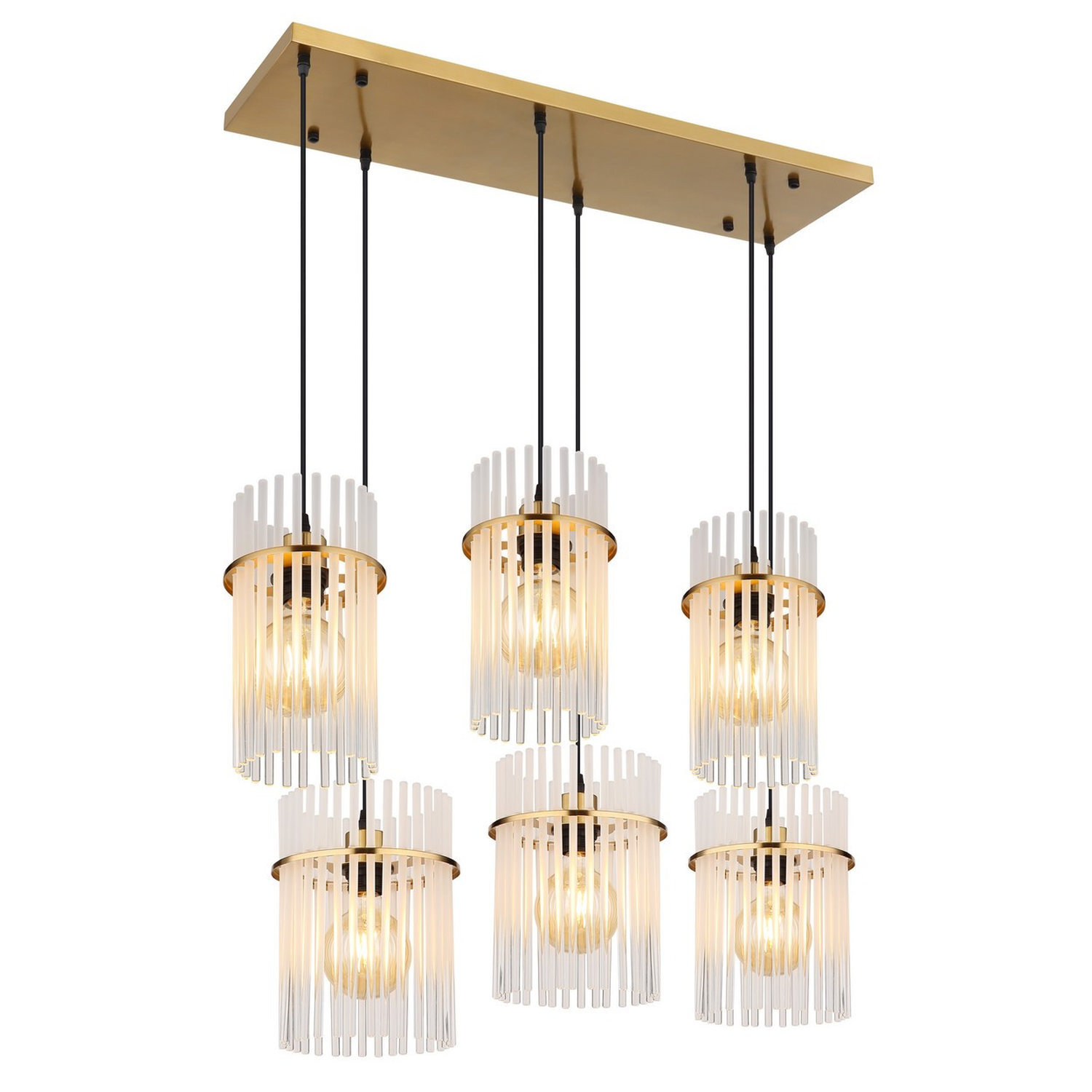 Globo Lighting Gorley Pendant Light Gold