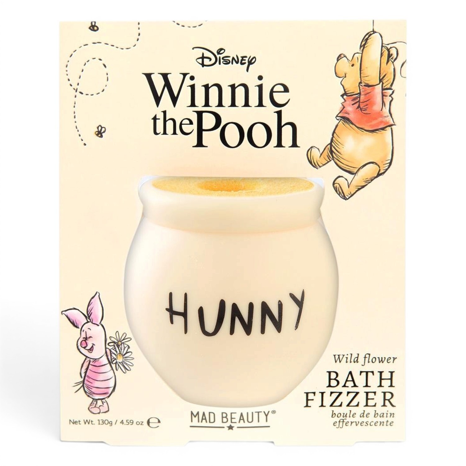 Mad Beauty Winnie The Pooh Honeypot Bath Fizzer 130g in Yellow - Image 7