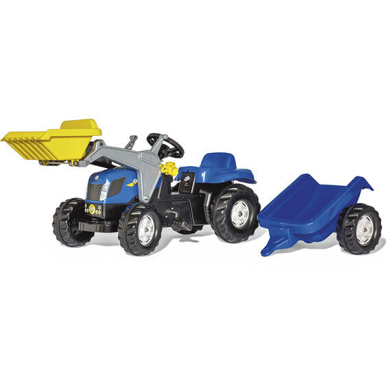 New Holland Tractor, Loader and Trailer