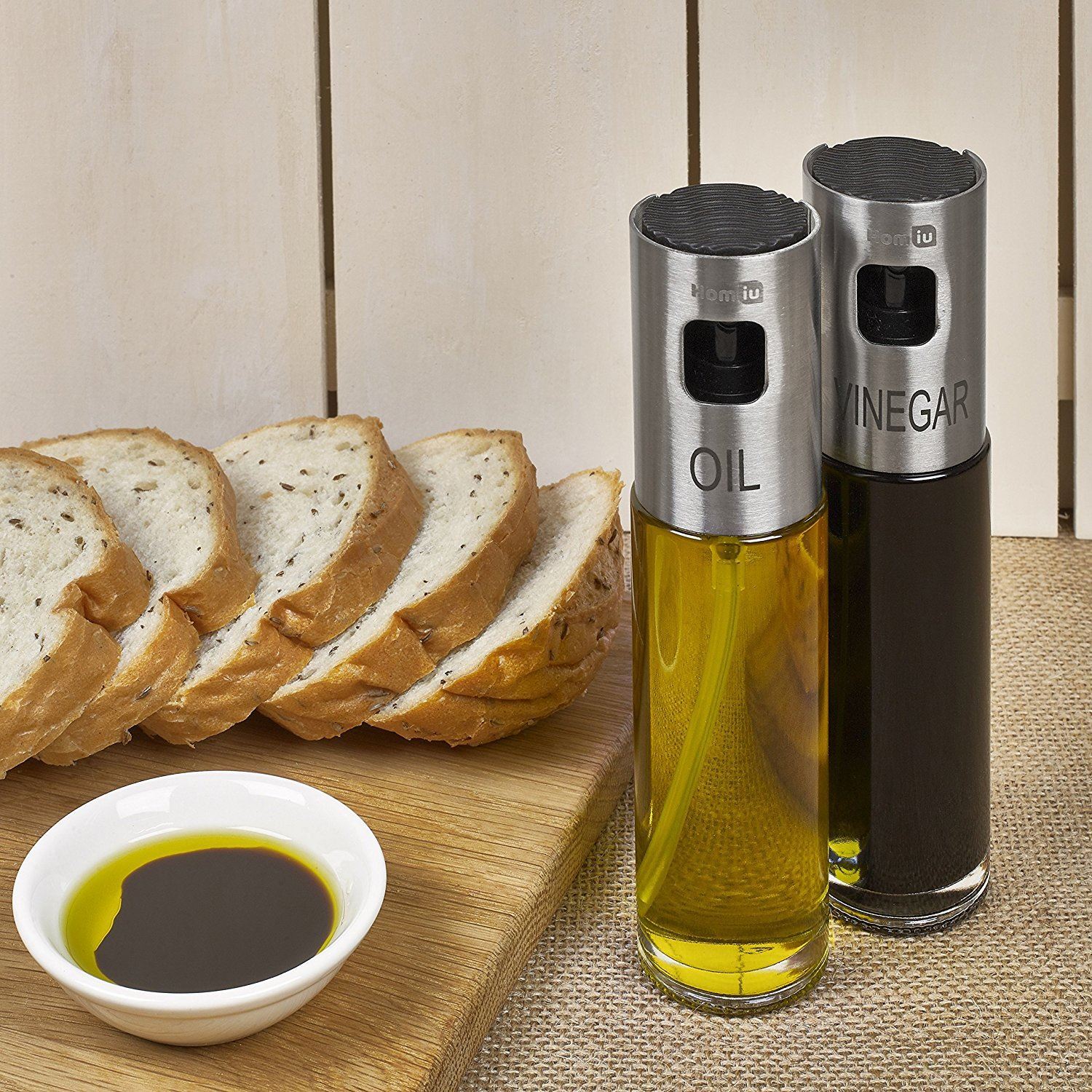 Image of Homiu Oil and Vinegar Set - Grey