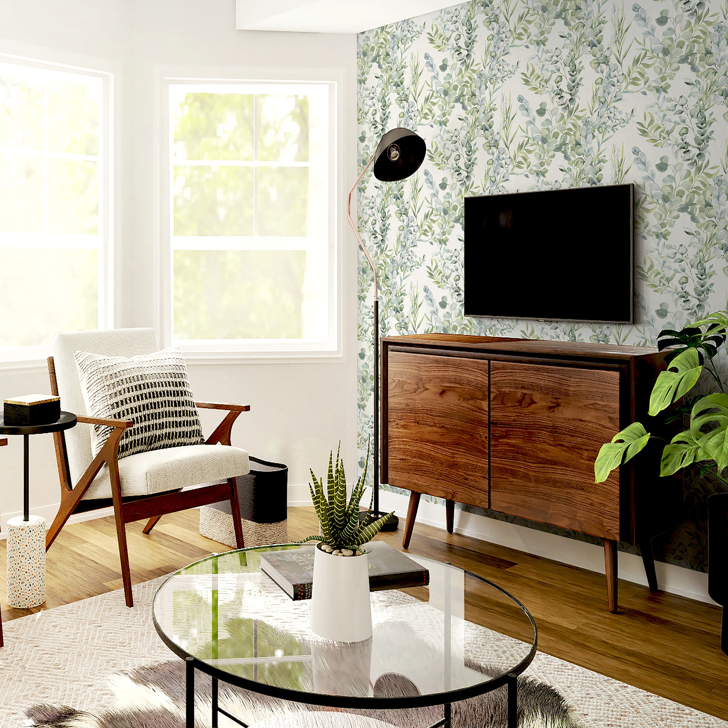 Arthouse Tranquil Leaves Watercolour Look Green Wallpaper Arthouse Tranquil Leaves Watercolour Look Green Wallpaper
