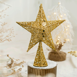 Wrought Iron Tree Topper Star
