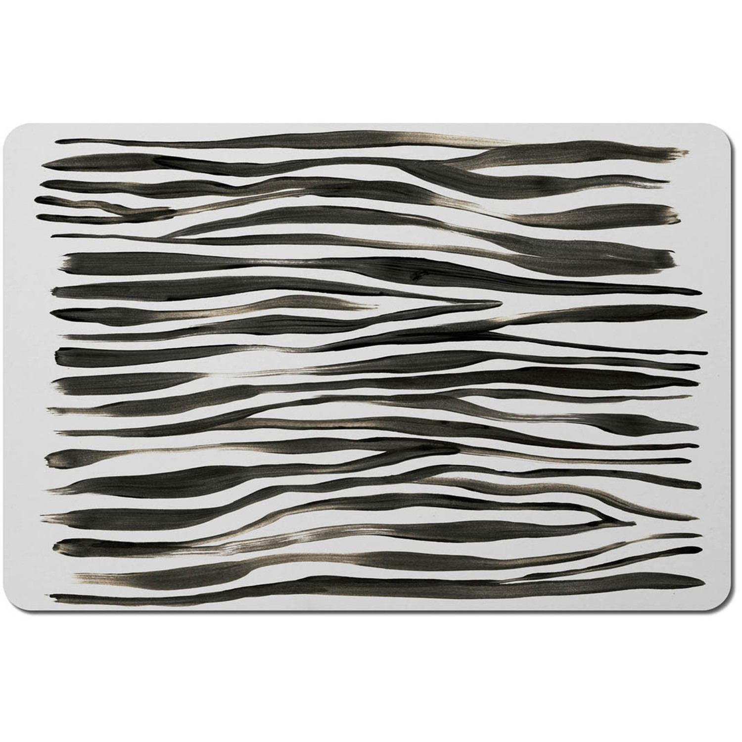 Zebra Stripes Placemat - Black