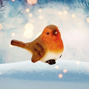Christmas Robin Ornament 9cm