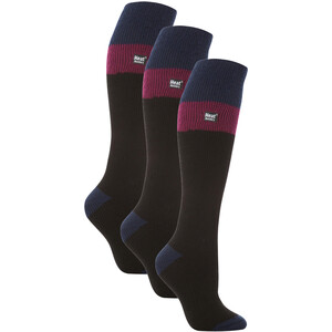 Heat Holders 3 Pack Ladies Winter Thermal Long Knee High Ski Socks