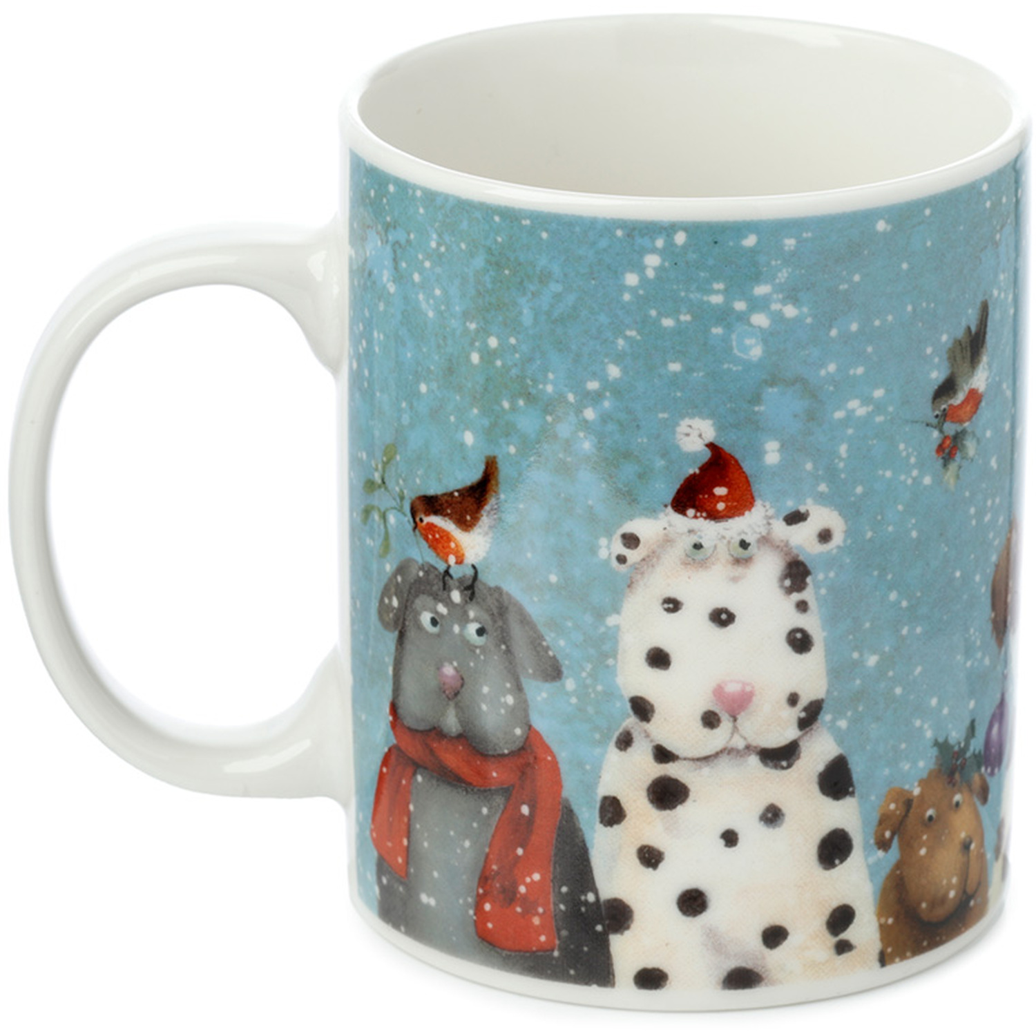 Jan Pashley Highland Coo Porzellan-Tassen-Set Mit Untersetzer – 300 Ml, Mikrowellen- & Spülmaschinengeeignet
