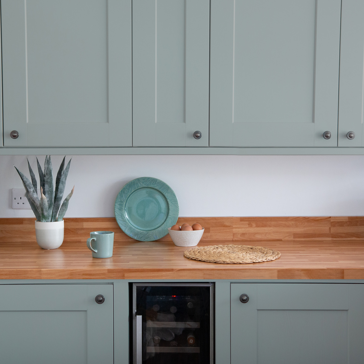 Dc Fix Matt Sage Green Self Adhesive Vinyl Wrap For Kitchen Doors And 